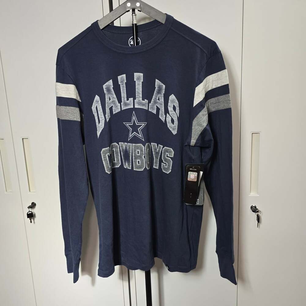 '47 Navy Dallas Cowboys  Long Sleeve T-Shirt